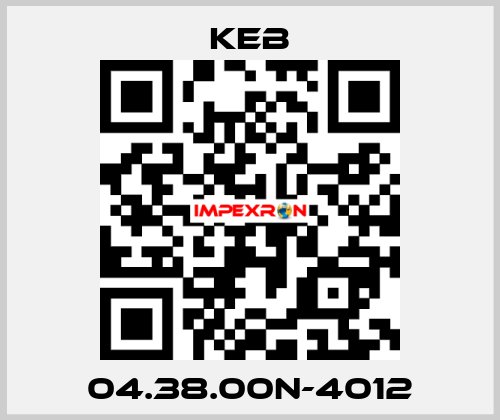 04.38.00N-4012 KEB