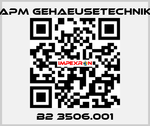 B2 3506.001 APM GEHAEUSETECHNIK