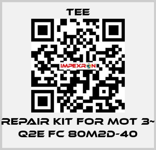 repair kit for Mot 3~ Q2E FC 80M2D-40 TEE