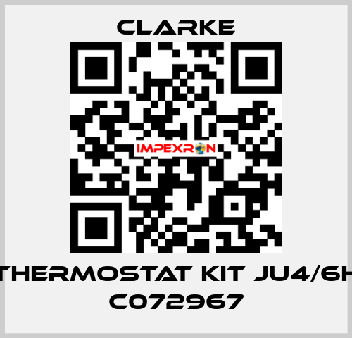 THERMOSTAT KIT JU4/6H C072967 Clarke