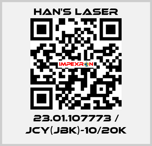 23.01.107773 / JCY(JBK)-10/20K Han's Laser