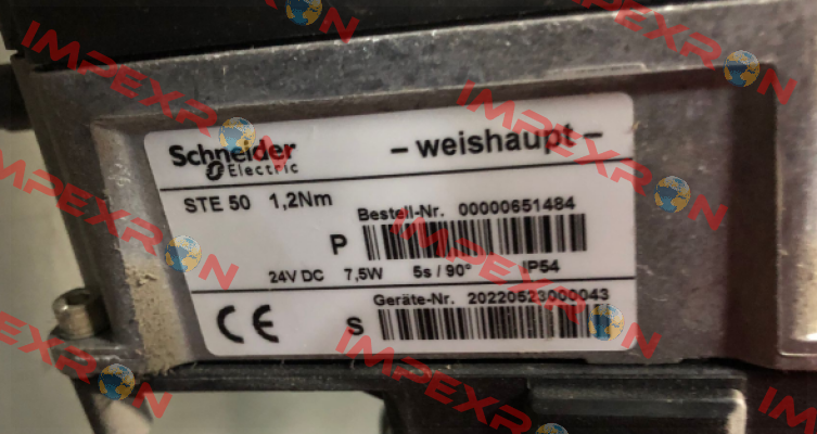 STE 50 Weishaupt