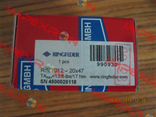 RFN 7012 20x47  Ringfeder