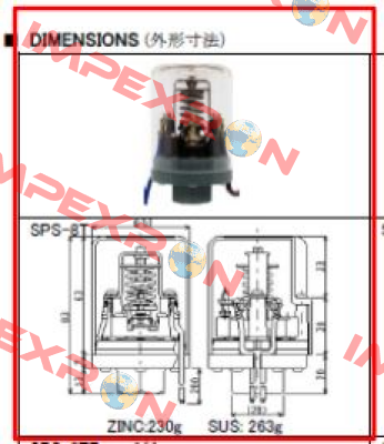 SPS8T Sanwa Denki