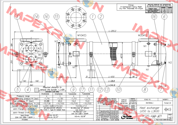 KS25-AEN-421-L2000 HS Cooler