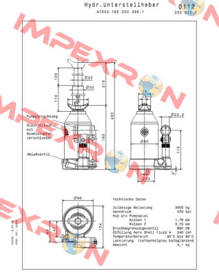 ATDX 3-185 Weber Hydraulik