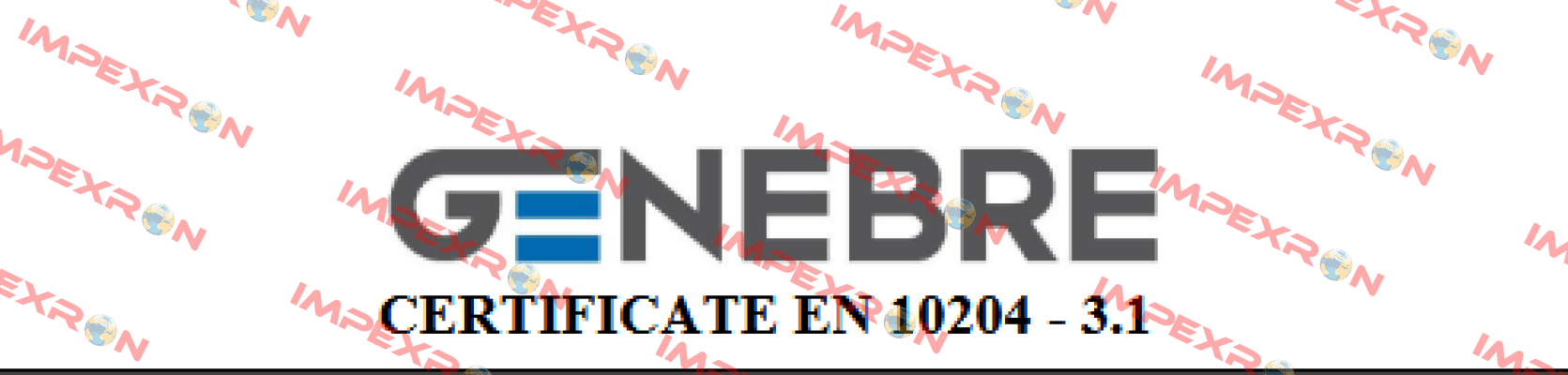 Certificate 3.1 Genebre