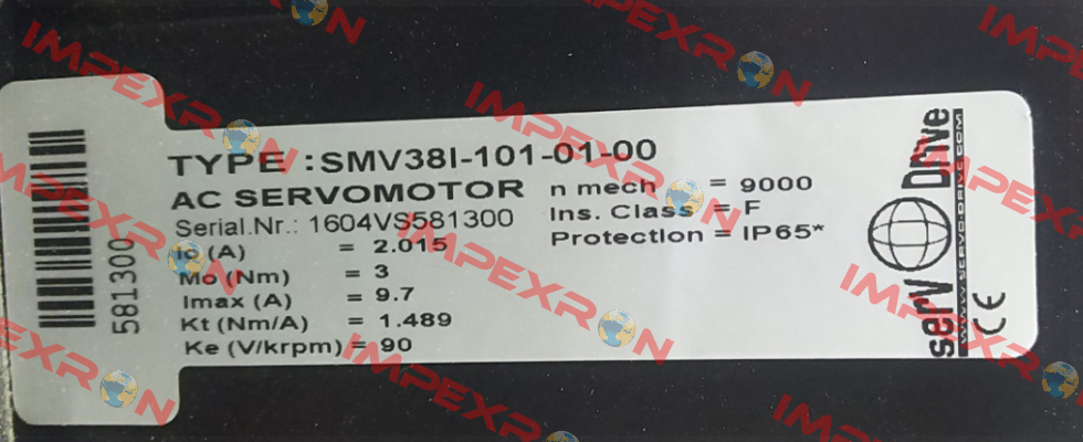 SMV38I-101-01-00 (OEM) Servotecnica