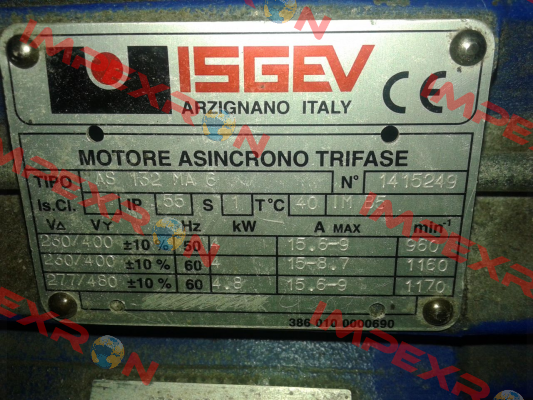 AS 132 MA 6 (OEM*)   Isgev