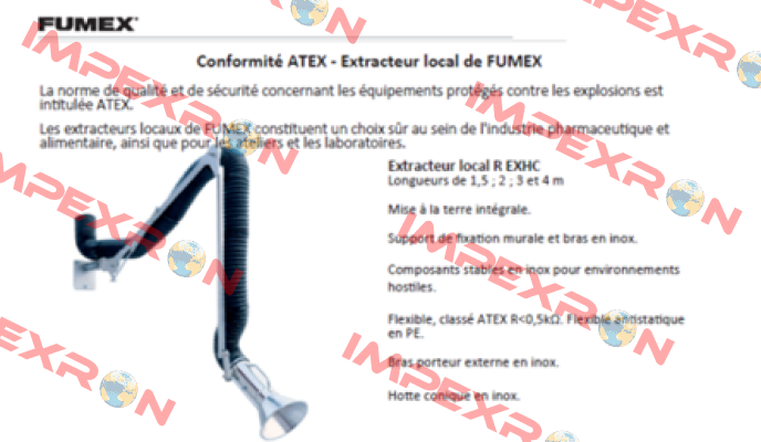 R 3000-125EXHC  Fumex