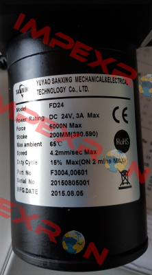 F3004,0001 DC 24V, 3A Sanxing