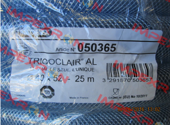 TRICOCLAIR-AL (1 Pack=25m) Tricoflex