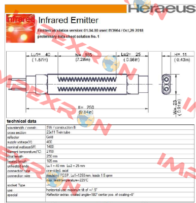 80150586 Heraeus