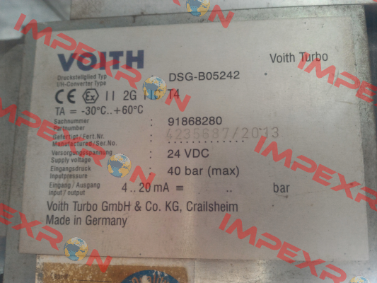 DSG-B05242 Voith