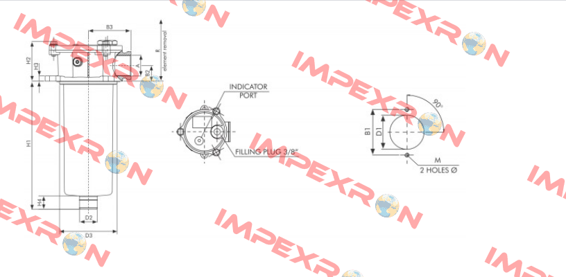 FR130C25BBB500000 Filtrec