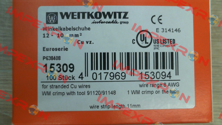 15309 (pack x100) WEITKOWITZ