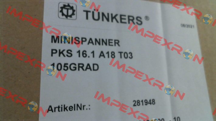 PKS 16.1 A18 T03 Tünkers