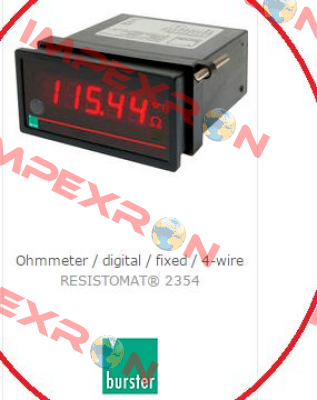 RESİSTOMAT 2354  Burster