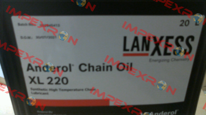 P/N: 0003820267 Type: Chain Oil XL 220 Anderol