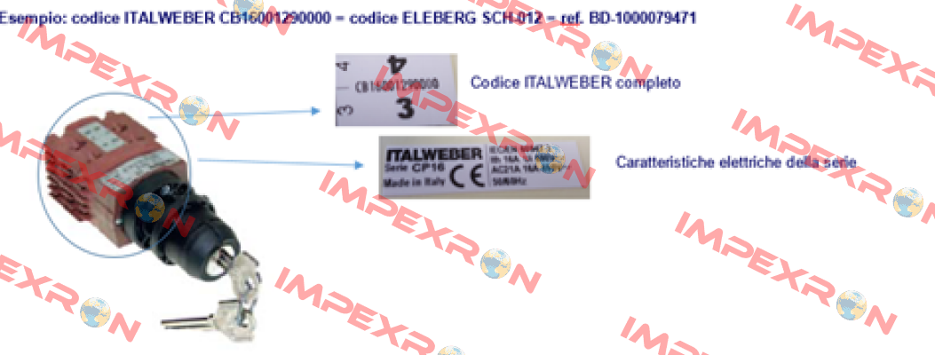 CTCB16001290000 Italweber Elettra