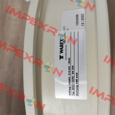 WX6000 for DKZ110APS DN 300 Warex