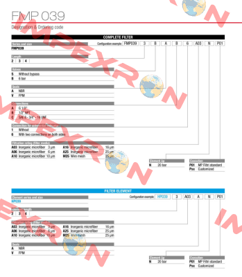 FMP-039-2-S-A-A-6-M25-N-P01 MP Filtri