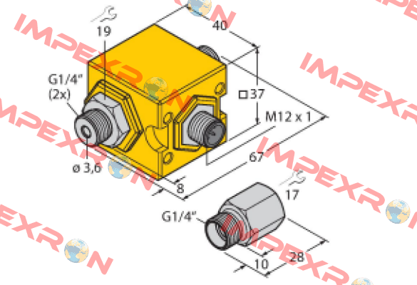 FCIC-G1/4A4P-LIL-H1141/1.0 Turck