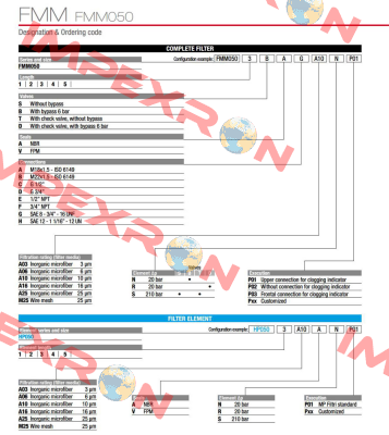 FMM-050-3-S-A-C-A06-S-P01 MP Filtri