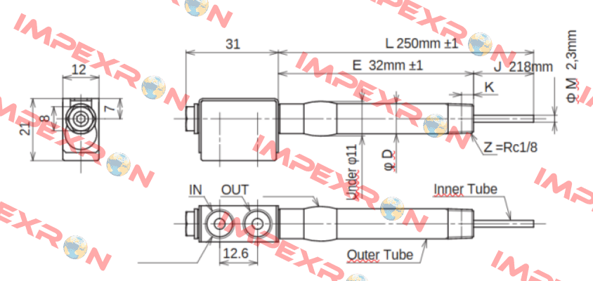 JC-KRM-10-L250-E32-J218-M2.3 Ahresty-tec