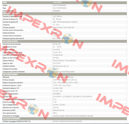 XCSL1072W024VAA Cabur